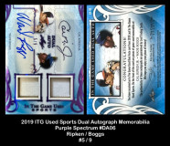 2019-ITG-Used-Sports-Dual-Autograph-Memorabilia-Purple-Spectrum-DA06
