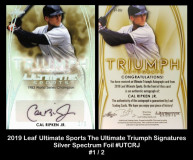 2019-Leaf-Ultimate-Sports-The-Ultimate-Triumph-Signatures-Silver-Spectrum-Foil-UTCRJ