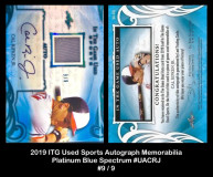2019-ITG-Used-Sports-Autograph-Memorabilia-Platinum-Blue-Spectrum-UACRJ