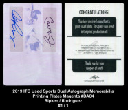 2019-ITG-Used-Sports-Dual-Autograph-Memorabilia-Printing-Plates-Magenta-DA04
