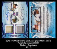 2019-ITG-Used-Sports-Dual-Autograph-Memorabilia-Purple-Spectrum-DA04