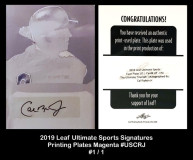 2019-Leaf-Ultimate-Sports-Signatures-Printing-Plates-Magenta-USCRJ