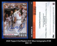 2020-Topps-X-Cal-Ripken-2131-Blue-Autographs-15B