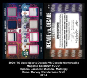 2020-ITG-Used-Sports-Decade-vs-Decade-Memorabilia-Magenta-Spectrum-DD01
