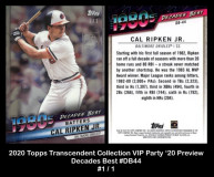 2020-Topps-Transcendent-VIP-Party-20-Preview-Decades-Best-DB44