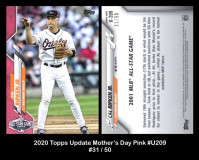 2020-Topps-Update-Mothers-Day-Pink-U209