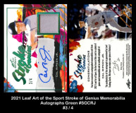 2021-Leaf-Art-of-Sport-Stroke-of-Genius-Memorabilia-Autographs-Green-SGCRJ