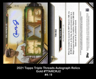 2021-Topps-Triple-Threads-Autograph-Relics-Gold-TTARCRJ2