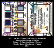 2021-Leaf-Art-of-Sport-8-Wonders-of-the-World-Memorabilia-Purple-8WW09