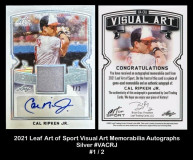 2021-Leaf-Art-of-Sport-Visual-Art-Memorabilia-Autographs-Silver-VACRJ