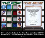 2021-Leaf-Ultimate-Sports-The-Ocho-Memorabilia-Emerald-TO03