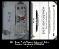 2021-Topps-Triple-Threads-Autograph-Relics-Printing-Plates-Black-TTARCRJ2
