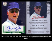 2022-Leaf-Pro-Set-Pro-Set-Portraits-Autographs-Green-PSPCRJ