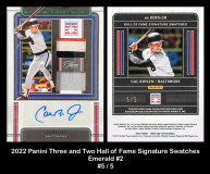 2022-Panini-Three-and-Two-Hall-of-Fame-Signature-Swatches-Emerald-2