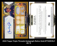 2022-Topps-Triple-Threads-Autograph-Relics-Gold-TTARCRJ1