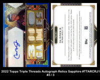 2022-Topps-Triple-Threads-Autograph-Relics-Sapphire-TTARCRJ1