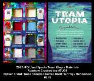 2022-ITG-Used-Sports-Team-Utopia-Rainbow-Cracked-Ice-TU08