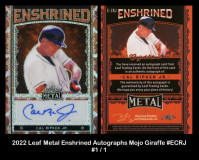 2022-Leaf-Metal-Enshrined-Autographs-Mojo-Giraffe-ECRJ