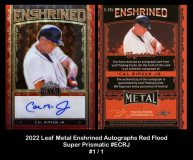 2022-Leaf-Metal-Enshrined-Autographs-Red-Flood-Super-Prismatic-ECRJ