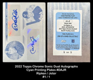 2022-Topps-Chrome-Sonic-Dual-Autographs-Cyan-Printing-Plates-DAJR