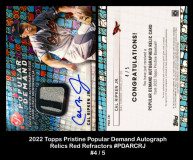 2022-Topps-Pristine-Popular-Demand-Autograph-Relics-Red-Refractors-PDARCRJ