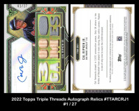 2022-Topps-Triple-Threads-Autograph-Relics-TTARCRJ1