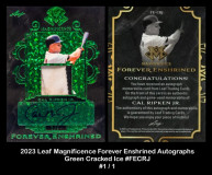 2023-Leaf-Magnificence-Forever-Enshrined-Autographs-Green-Cracked-Ice-FECRJ