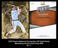 2023-Panini-National-Convention-VIP-Gold-Packs-Marketing-Inserts-Gold-Vinyl-CR