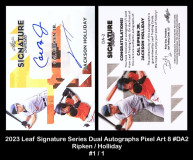 2023-Leaf-Signature-Series-Dual-Autographs-Pixel-Art-8-DA2