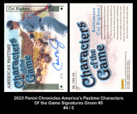 2023-Panini-Chronicles-Americas-Pastime-Characters-of-the-Game-Signatures-Green-5