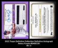 2023-Topps-Definitive-Collection-Definitive-Autograph-Relics-Purple-DARCCR
