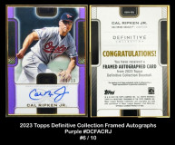 2023-Topps-Definitive-Collection-Framed-Autographs-Purple-DCFACRJ