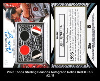 2023-Topps-Sterling-Seasons-Autograph-Relics-Red-CRJ2