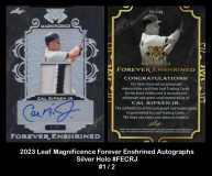 2023-Leaf-Magnificence-Forever-Enshrined-Autographs-Silver-Holo-FECRJ