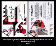 2023-Leaf-Signature-Series-Dual-Autographs-Pixel-Art-4-DA2