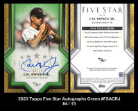 2023-Topps-FIve-Star-Autographs-Green-FSACRJ