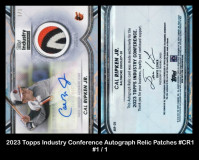 2023-Topps-Industry-Conference-Autograph-Patch-Relics-CR1