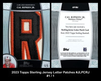 2023-Topps-Sterling-Jersey-Letter-Patches-JLPCRJ1