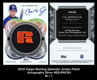 2023-Topps-Sterling-Splendor-Jumbo-Patch-Autographs-Silver-SSJPACRJ