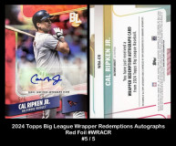 2024-Topps-Big-League-Wrapper-Redemption-Autographs-Red-Foil-WRACR
