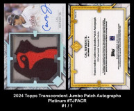 2024-Topps-Transcendent-Jumbo-Patch-Autographs-Platinum-TJPACR