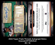 2024-Topps-Triple-Threads-Autograph-Relics-Emerald-TTARCRJ2