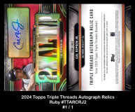 2024-Topps-Triple-Threads-Autograph-Relics-Ruby-TTARCRJ2