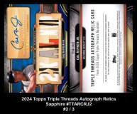 2024-Topps-Triple-Threads-Autograph-Relics-Sapphire-TTARCRJ2