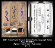 2024-Topps-Triple-Threads-Combo-Triple-Autograph-Relics-Wood-ARCHRR