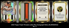 2024-Topps-Triple-Threads-Letter-Plus-Autograph-Relics-LARCBCRJ2