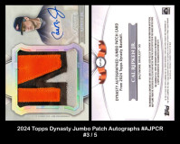 2024-Topps-Dynasty-Jumbo-Patch-Autographs-AJPCR