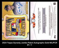 2024-Topps-Dynasty-Jumbo-Patch-Autographs-Gold-AJPCR