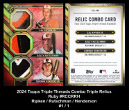 2024-Topps-Triple-Threads-Combo-Triple-Relics-Ruby-RCCRRH