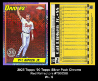 2025-Topps-90-Topps-Silver-Pack-Chrome-Red-Refractors-T90C88